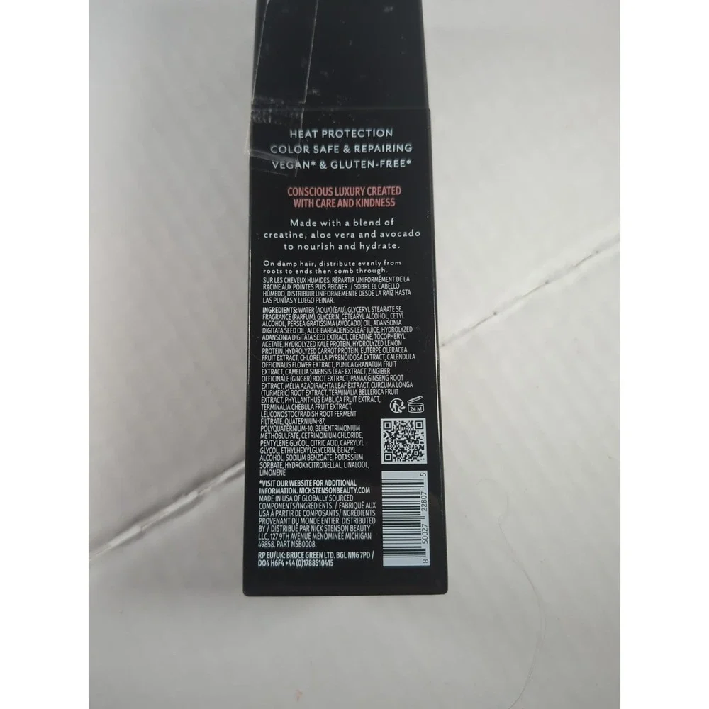 Nick Stenson Leave‎ In Conditioner Nourishment Smoothness  6oz